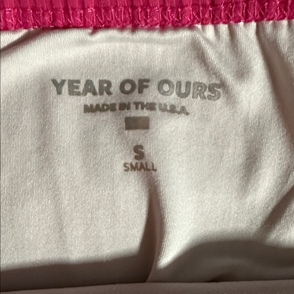 Year of Ours Vibrant Pink workout Set - Picture 2 of 4